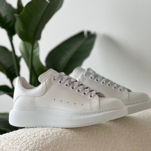 Alexander McQueen Men's Oversized Sneaker in White
